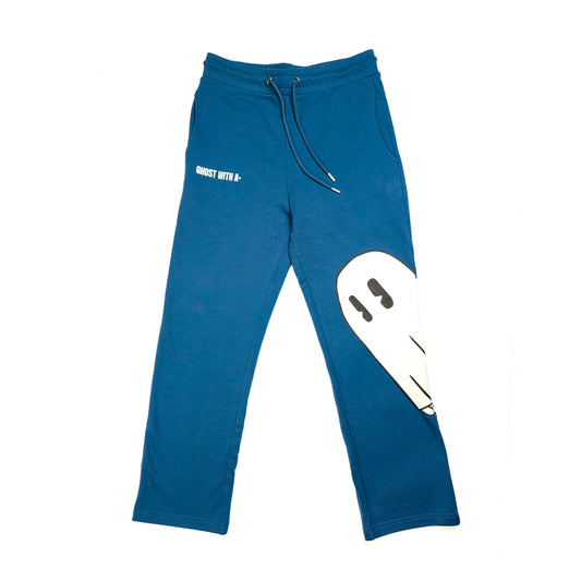 The "Ghost With A-" Sweatpants (Blue)